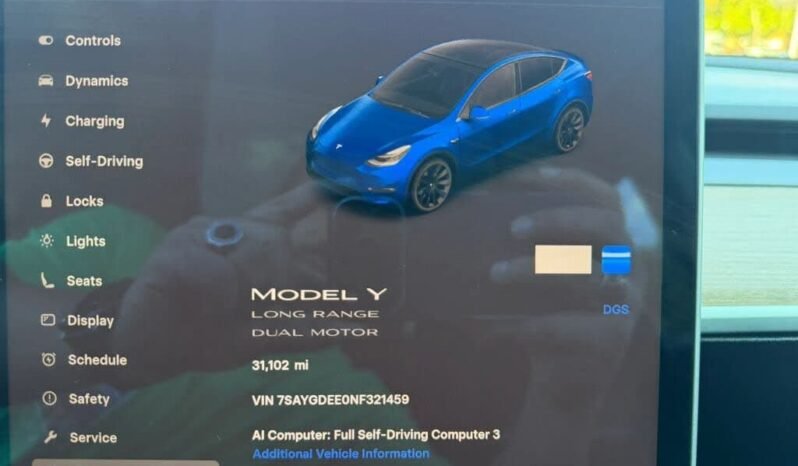 
								2022 Tesla Model Y Long Range full									