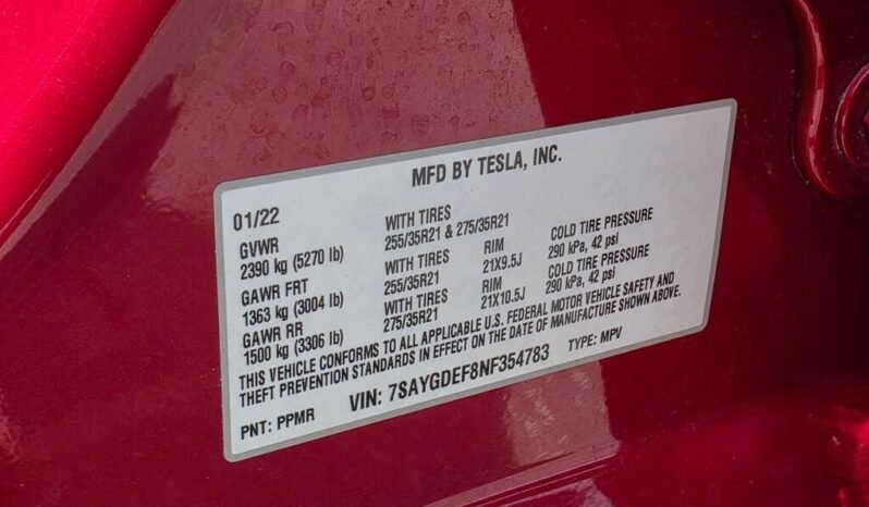 
								2022 Tesla Model Y Performance full									